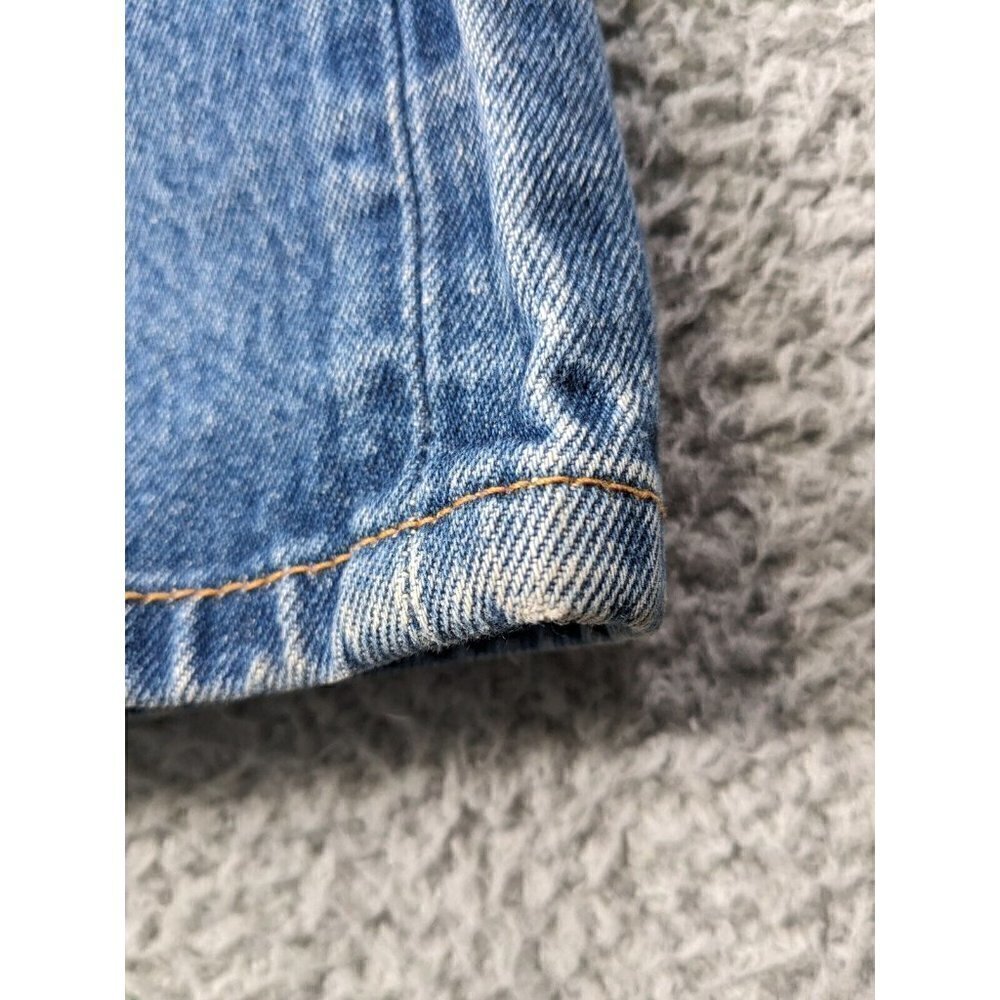 Levi's Jeans Mens 38x36 (Actual 35x32) 501 XX Button Fly Distressed Y2K Blue - Picture 11 of 16